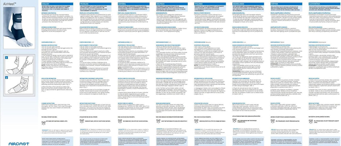 Aircast Airheel Ankle Support Brace (With and without Stabilizers)