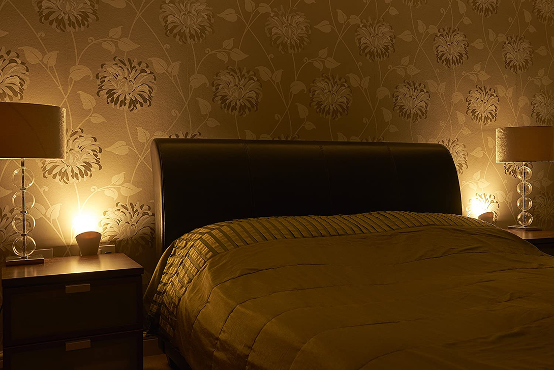 AURAGLOW Plugin GU10 Spotlight Uplighter Wall Sconce Wash Light Plug Socket Outl