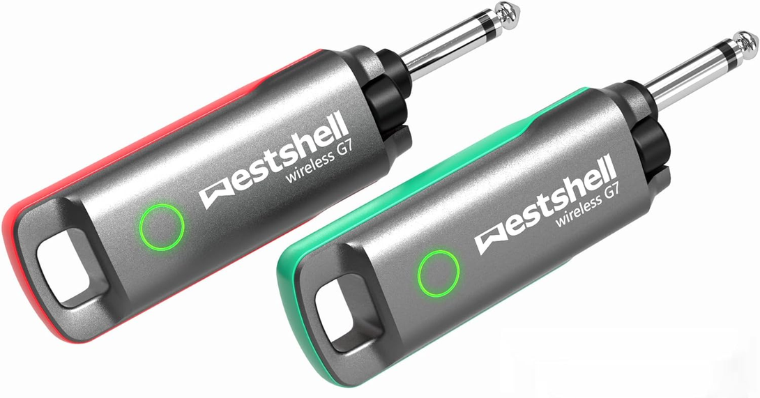 1 Key to Switch Wireless Guitar System Wireless Guitar Transmitter Receiver for 