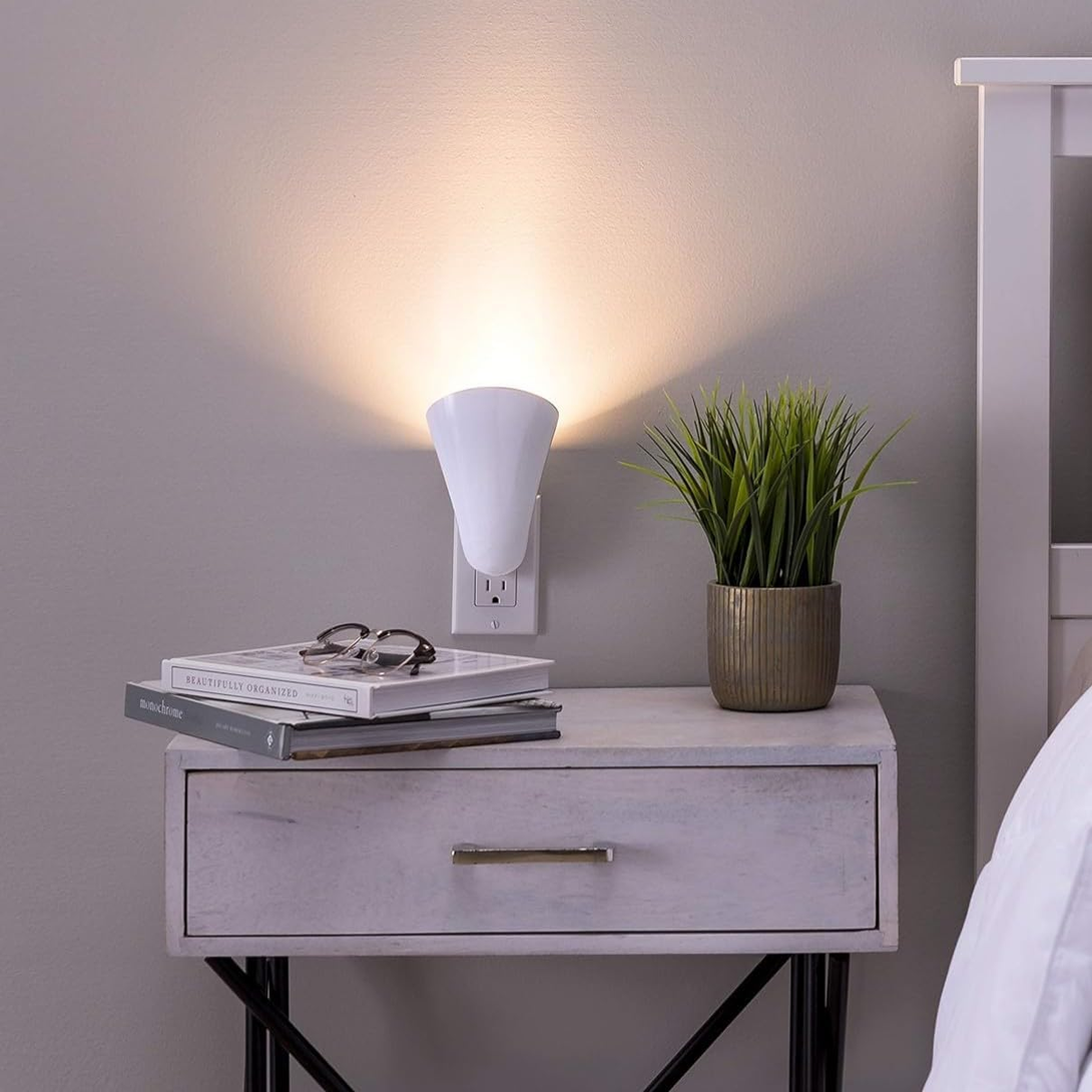 AURAGLOW Plugin GU10 Spotlight Uplighter Wall Sconce Wash Light Plug Socket Outl