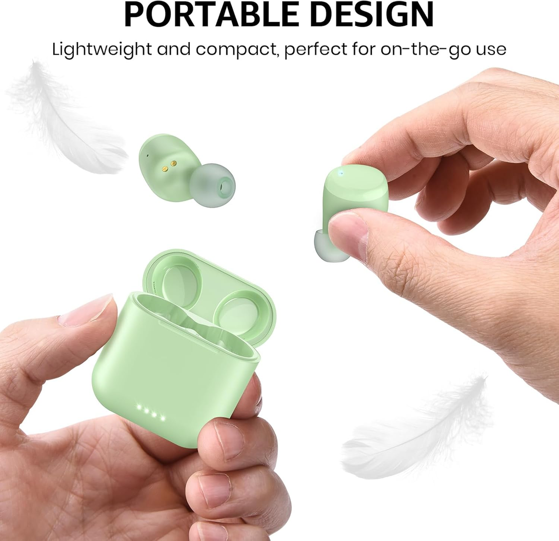 TOZO T6 (Ergonomic Edition) Wireless Earbuds Bluetooth 5.3 Headphones, Ergonomic