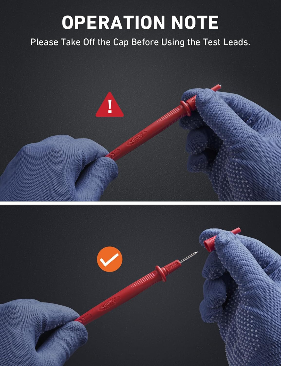 Astroai Digital Multimeter TRMS 6000 Counts Volt Meter Ohmmeter Auto-Ranging Te