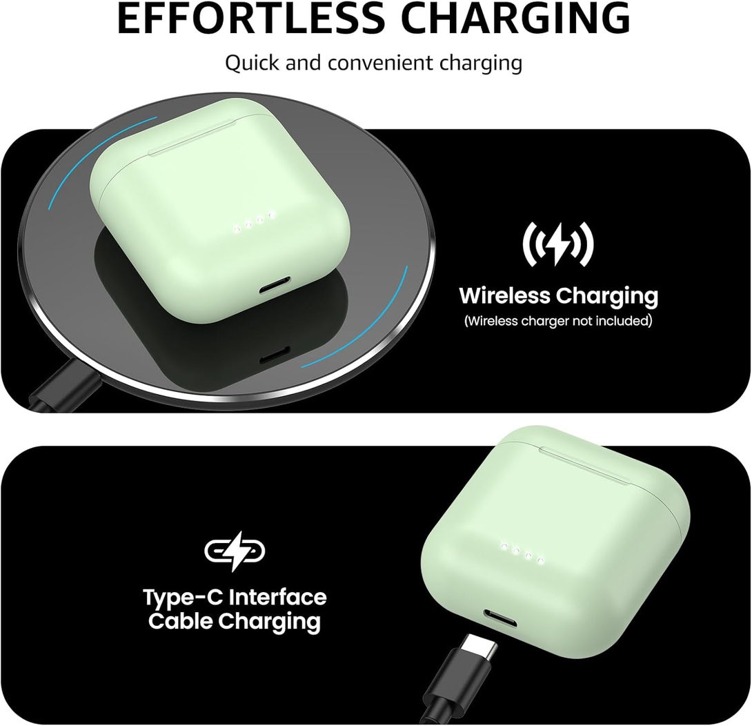 TOZO T6 (Ergonomic Edition) Wireless Earbuds Bluetooth 5.3 Headphones, Ergonomic