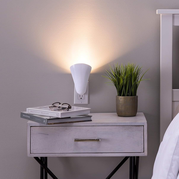 AURAGLOW Plugin GU10 Spotlight Uplighter Wall Sconce Wash Light Plug Socket Outl