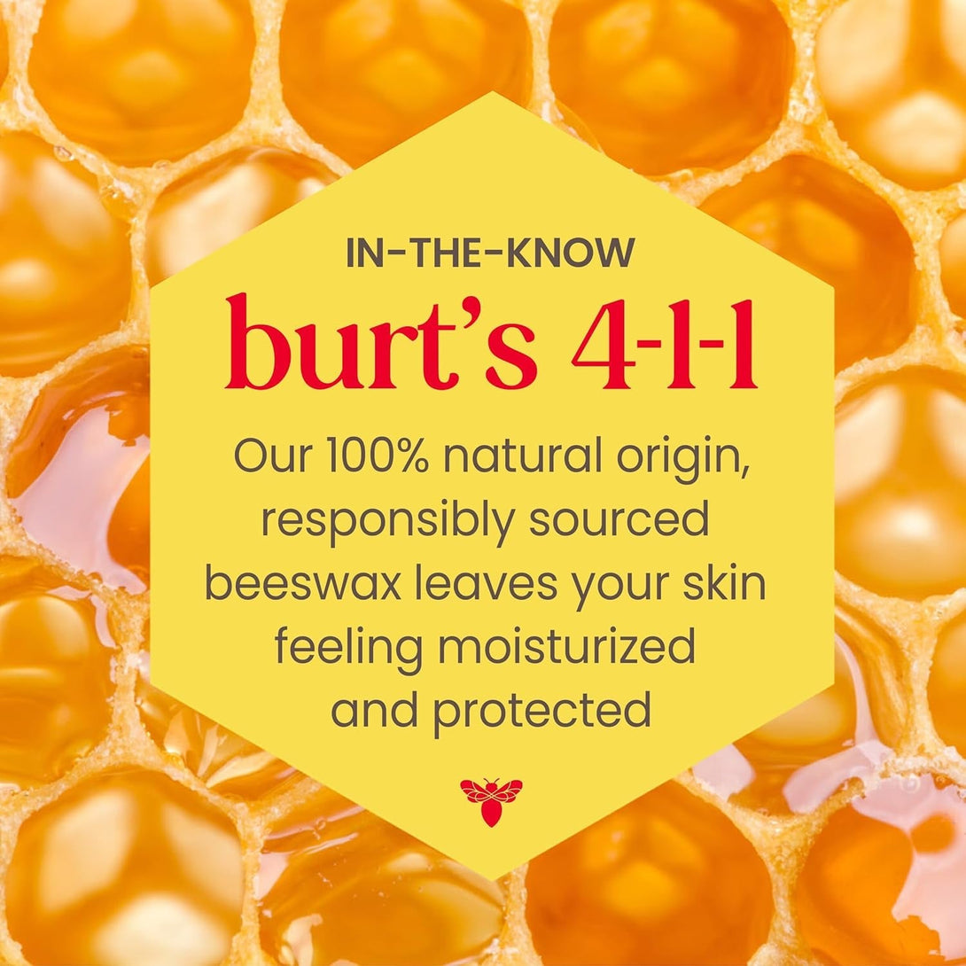 Burt'S Bees Shimmer Lip Tint Set, Tinted Lip Balm Stick, Moisturizing for All Day Hydration with Natural Origin Glowy Pigmented Finish & Buildable Color, Rhubarb (4-Pack)