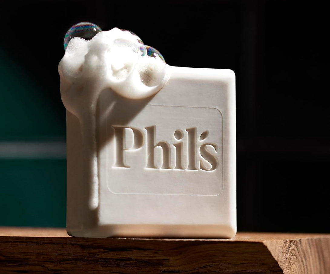 Phil'S Shave + Face Bar with Upcycled Coffee and Shea Butter, 4Oz