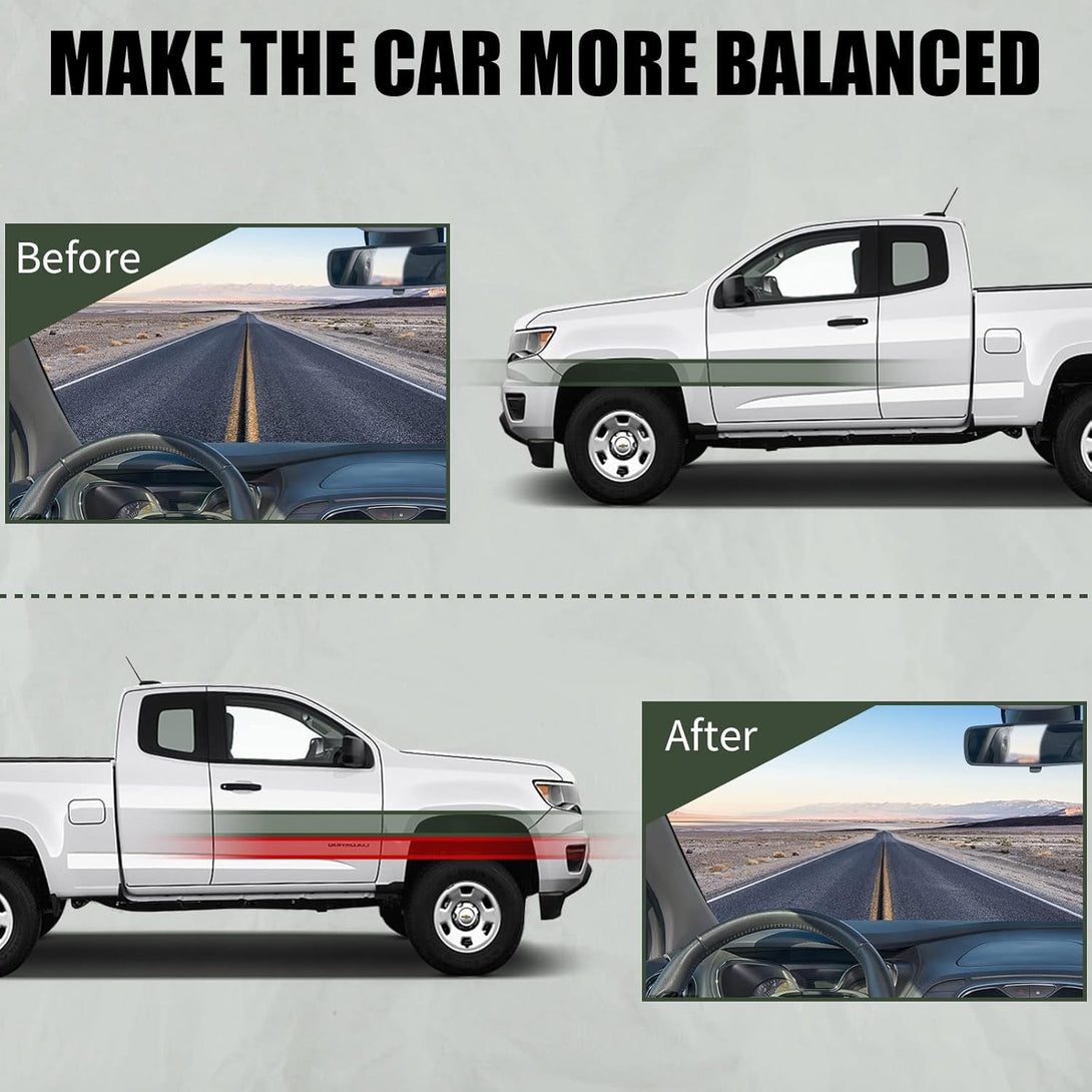 AUTOPTIM 2" Front Leveling Lift Kit, Replacement for 2006-2024 Ram 1500 4WD, 2005-2011 Dakota 2WD Strut Spacers