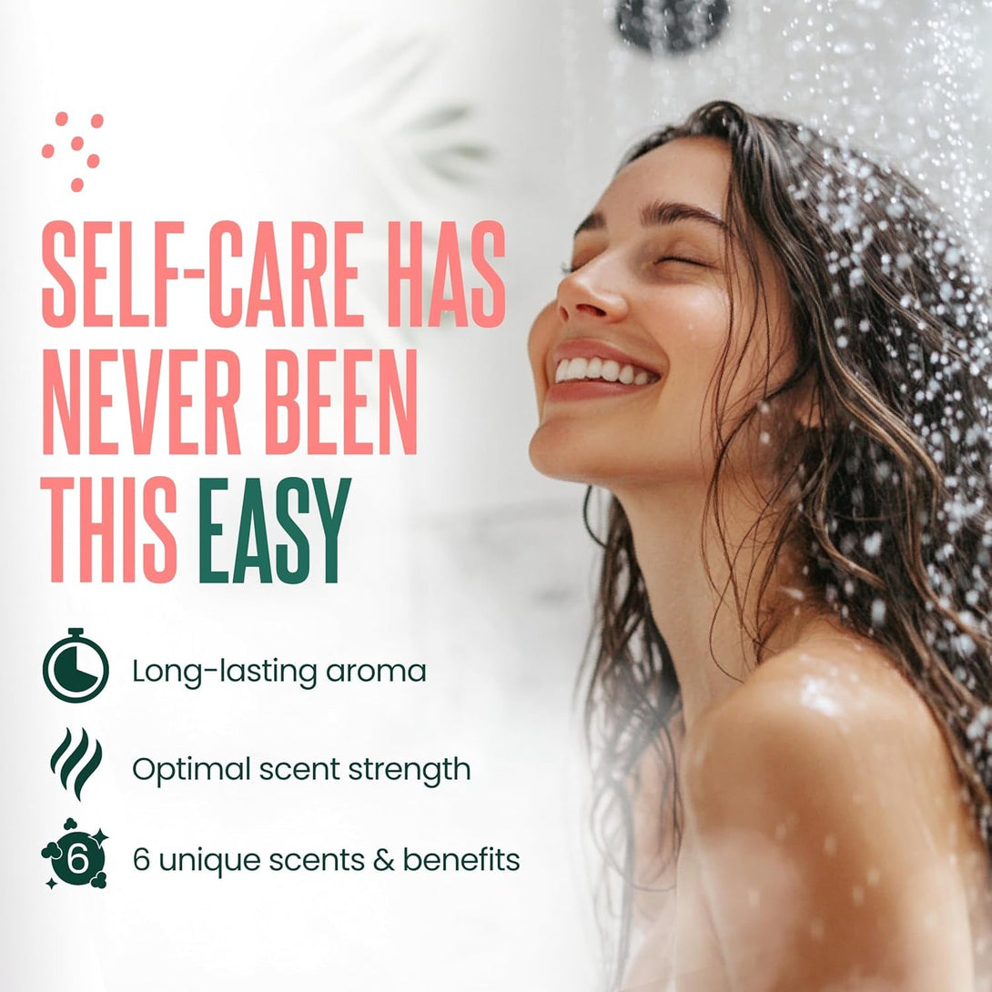 Cleverfy Shower Steamers Aromatherapy for Women and Men – Self-Care Shower Bombs for Stress Relief and Relaxation – 18 Tablets