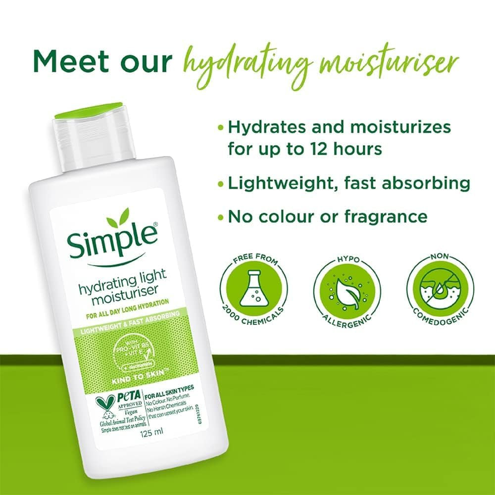 Simple Kind to Skin Hydrating Light Moisturiser 125 Ml by Simple