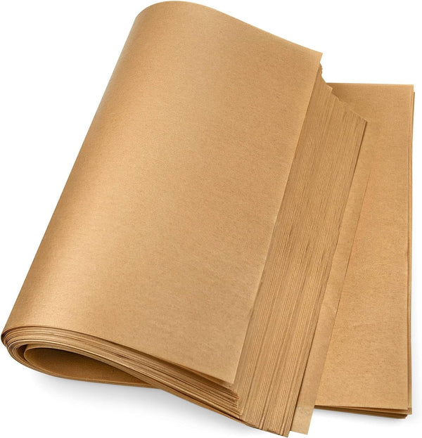 100PCS Unbleached Parchment Paper 12 X 16, Precut for Baking, Half Sheet for Cookie Sheets, Kitchen Gadgets and Supplies for Oven
