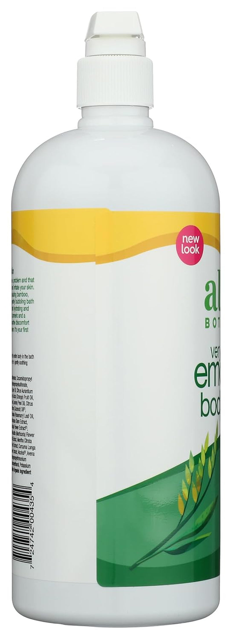 Alba Botanica Very Emollient Bath and Shower Gel, Herbal Healing, 32 Ounce
