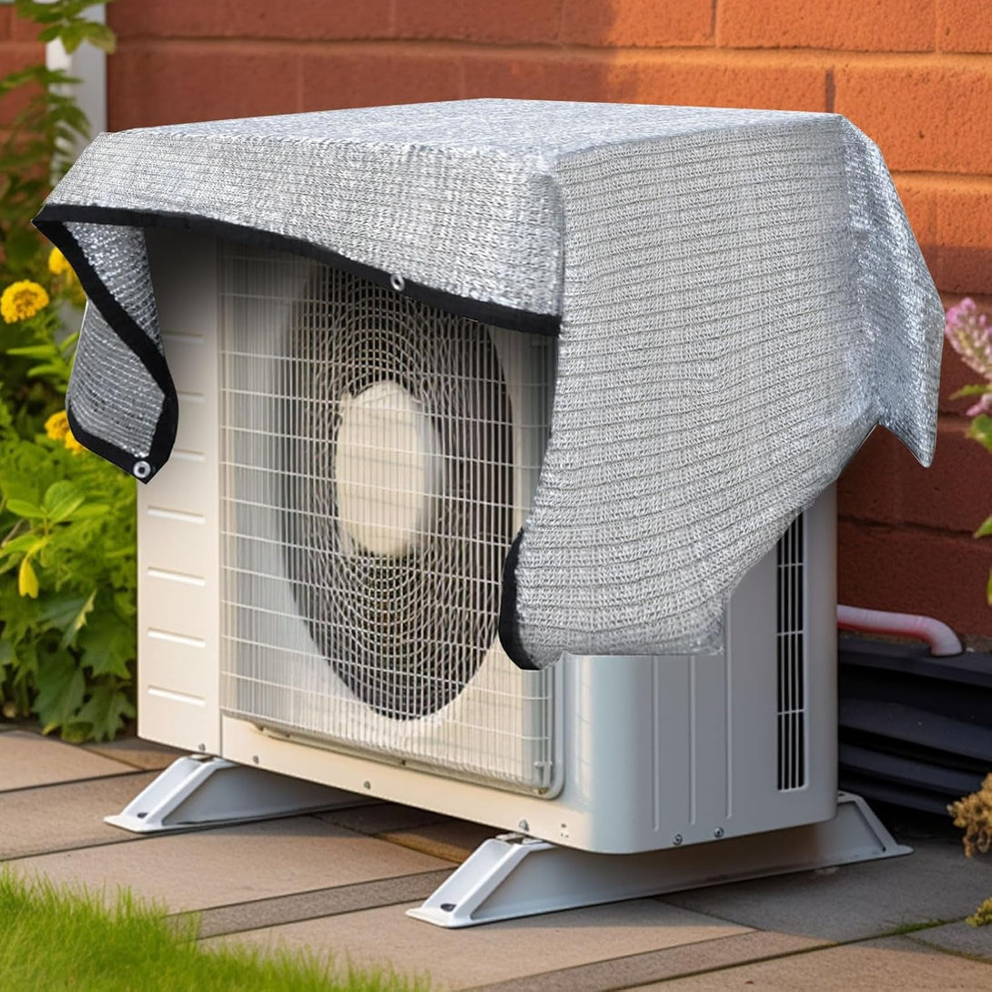 80% Silver Shade Cloth for Garden,Pergola,Greenhouse,Chicken Coop,Kennels,Shade Cloth with Grommets,Simple Hanging Covers