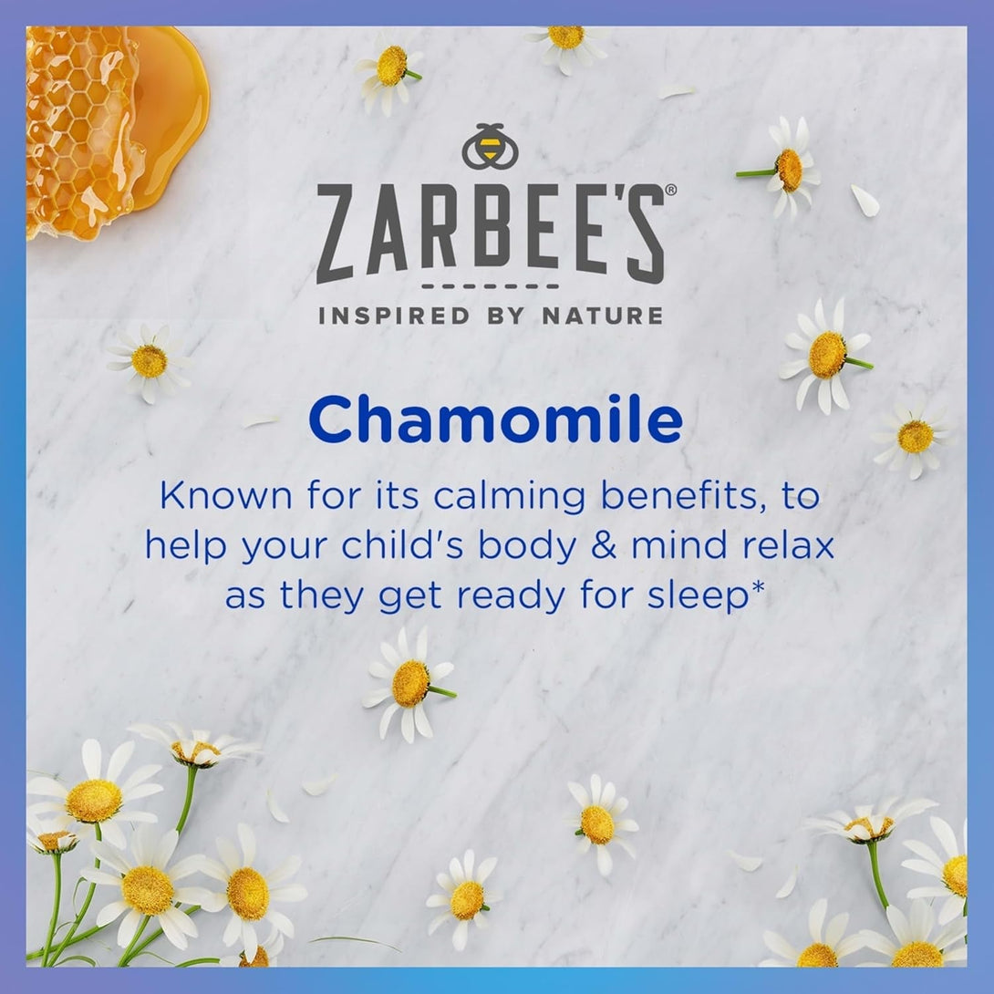 Zarbee'S Gentle Bedtime Gummies for Kids - Melatonin-Free Blend of Natural Honey, Raspberry Lemon, and Chamomile Helps Children Unwind and Relax to Prepare for Sleep, 30Ct