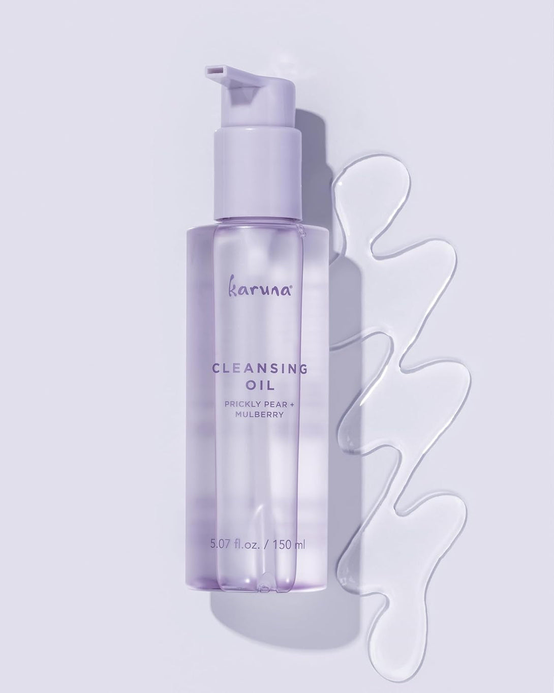 Karuna - Cleansing Oil with Prickly Pear for Clean Skin - Cleanses without Clogging Pores, Oil Based Cleanser, Travel Size Makeup Remover - Waterproof Makeup Remover- Skin Care Facial Cleanser 150 Ml
