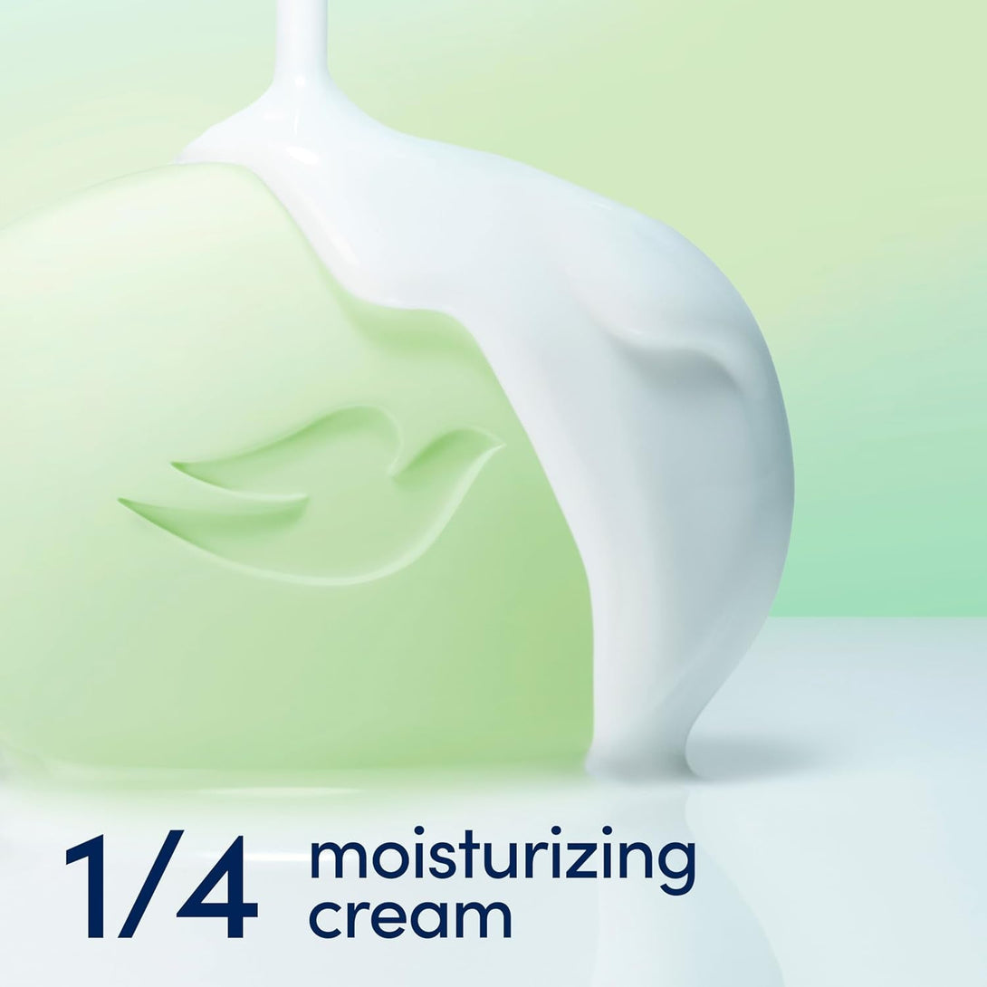 Dove Skin Care Beauty Bar for Softer Skin Cucumber and Green Tea More Moisturizing than Bar Soap 3.75 Oz 6 Bars