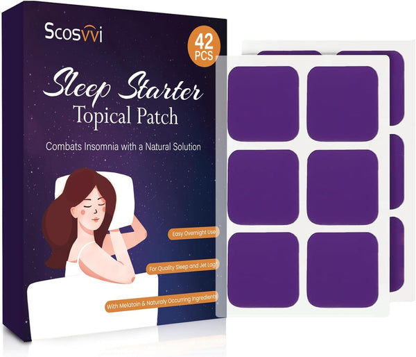 Sleep Patches for Adults Extra Strength: Gentle Overnight Sleep Support Patch - Non‑Habit Forming Sleep Aid with All‑Natural, Lavender & Chamomile Relaxation Aid - Drug-Free, 8-Hour Nighttime Solution