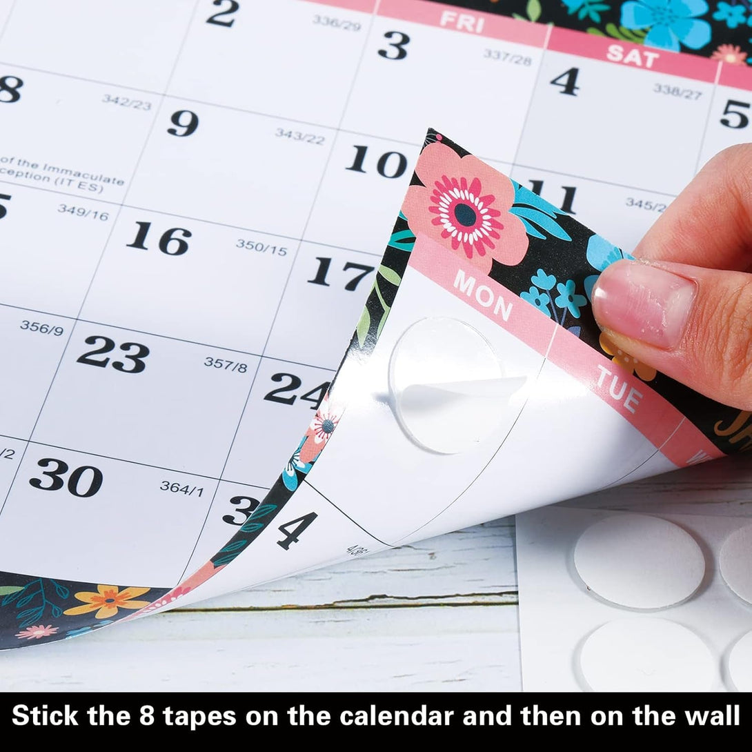 2025-2026 Dry Erase Calendar - JUL.2025 - JUN.2026, 2025-2026 Yearly Wall Calendar, 34.6" X 22.9", Dry Erase Wall Calendar with Thick Paper, Vertical/Horizontal
