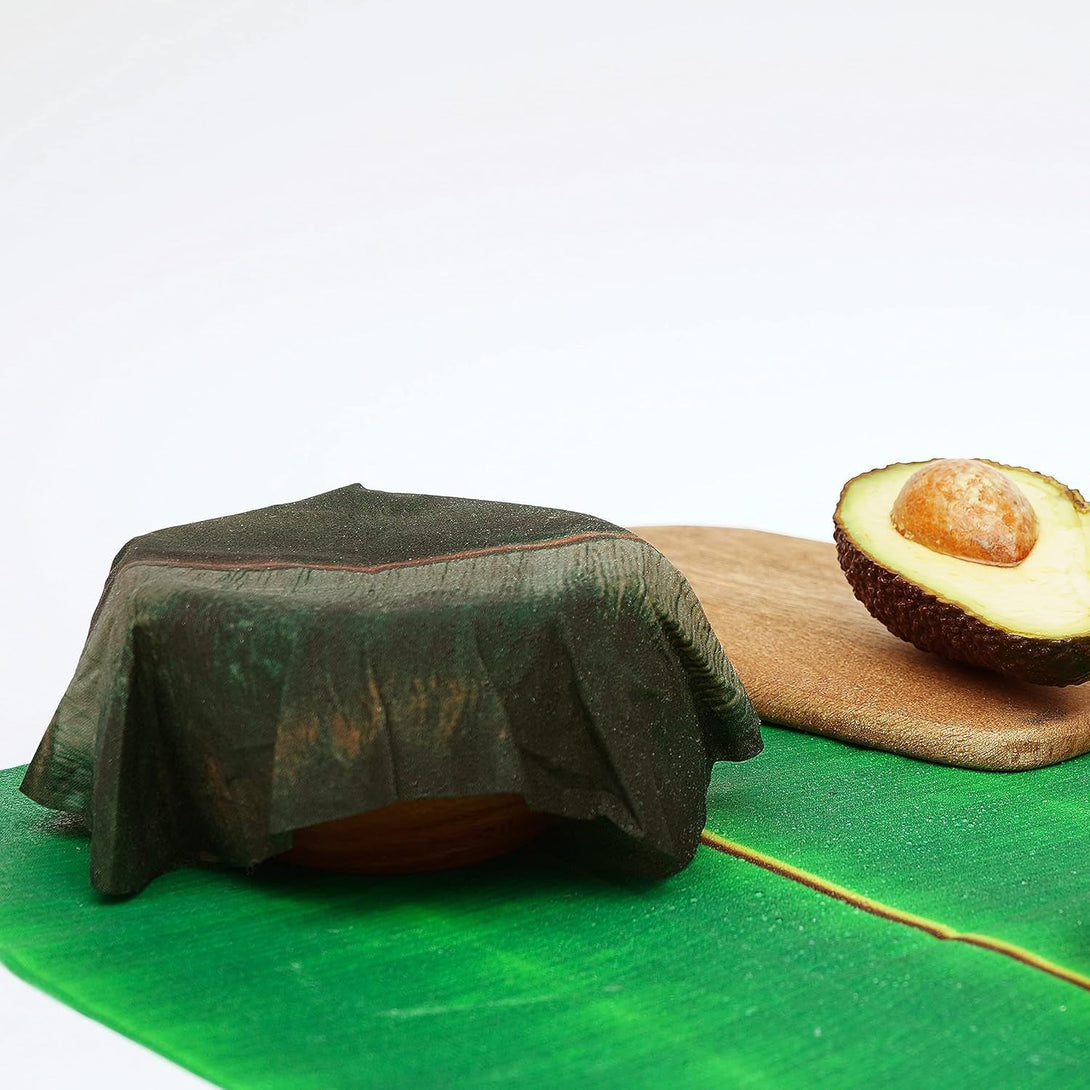 Suck UK | Leaf-Shaped Beeswax Wraps | Eco Friendly Beeswax Wrap | Reusable Food Storage | Kitchen Organization | Food Storage Containers | Reusable Pantry Storage