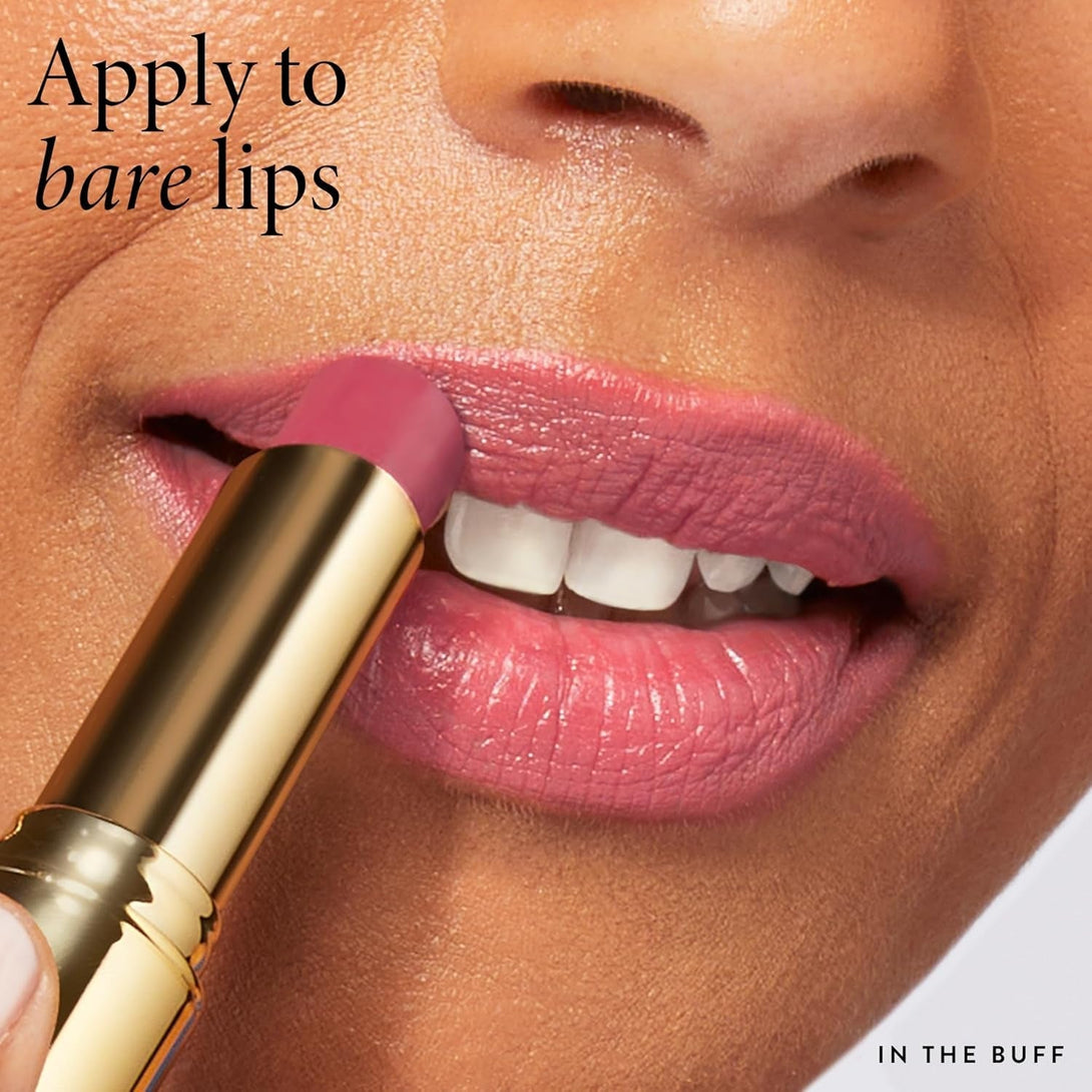 LAURA GELLER NEW YORK Jelly Balm Moisturizing Tinted Lip Balm - in the Buff - Hydrating Vitamin E - Semi-Shine Finish