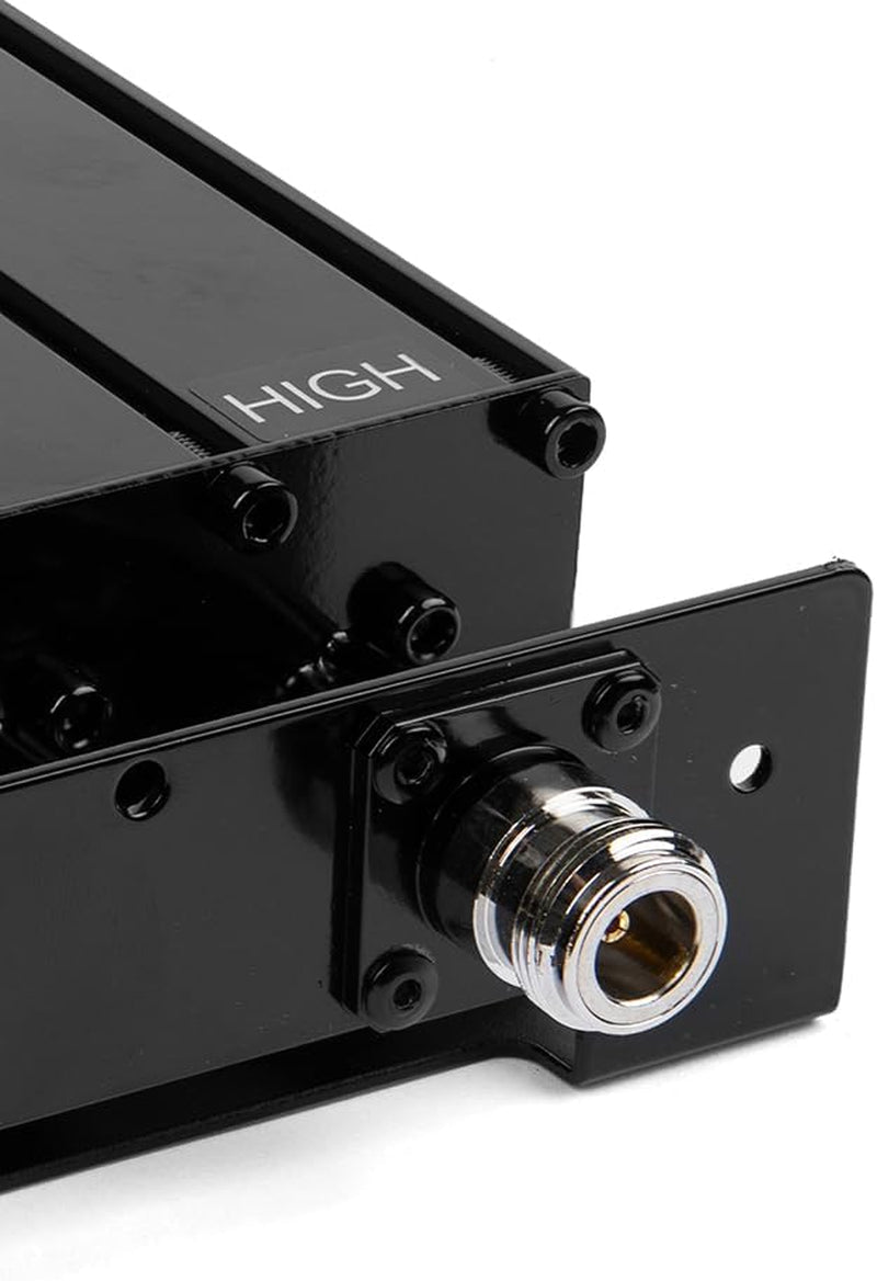 Fumei UHF 400-470Mhz 50W Duplexer for Radio Repeater with Preset Low Frequency 462Mhz & High Frequency 467Mhz & N Female Connectors