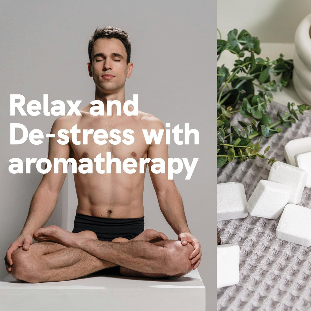 Sport Shower Steamers - Made in USA with Natural Eucalyptus Essential Oil, Father’S Day Gifts, Stress and Sinus Relief, Muscle Recovery for Athletes, Best Birthday Gifts for Self Care Relaxation