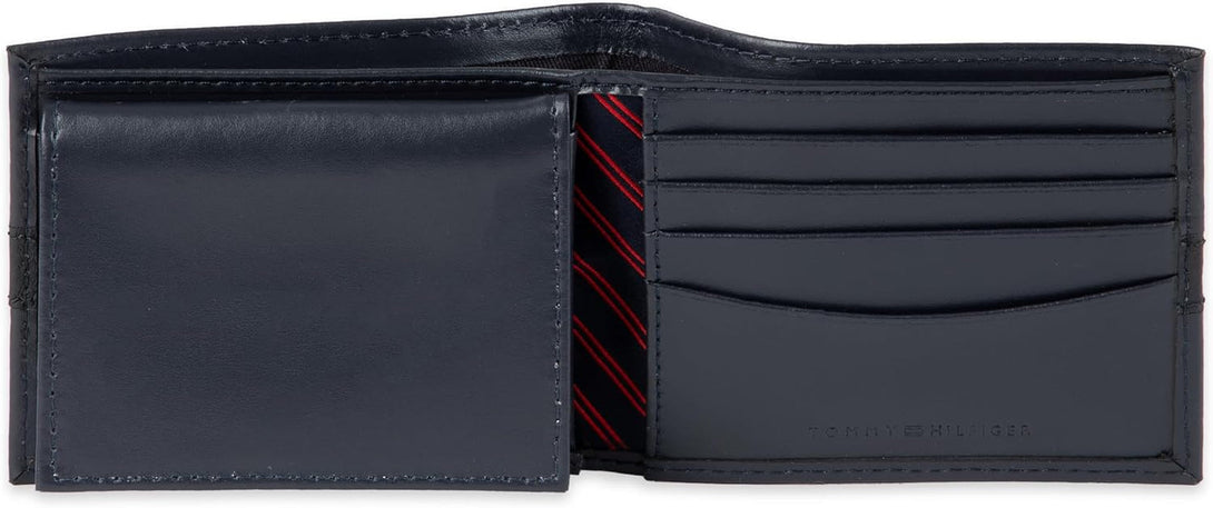 Tommy Hilfiger Men'S Classic Bifold Wallet with ID Window and Multiple Card Slots