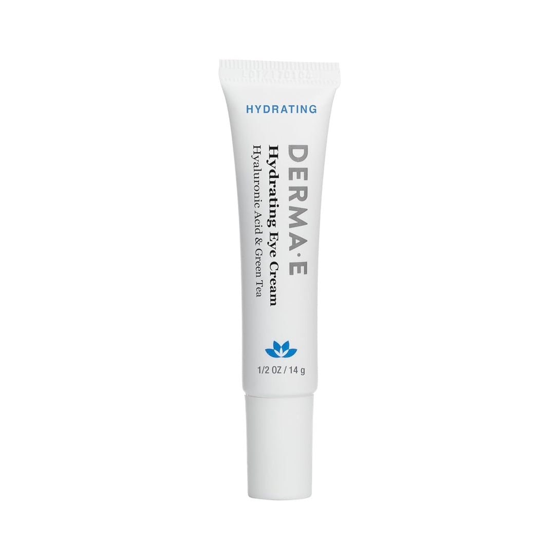 Derma E Hydrating Eye Cream – Firming and Lifting Hyaluronic Acid Treatment - under Eye and Upper Eyelid Cream Reduces Puffiness and Appearance of Fine Lines, 0.5 Oz