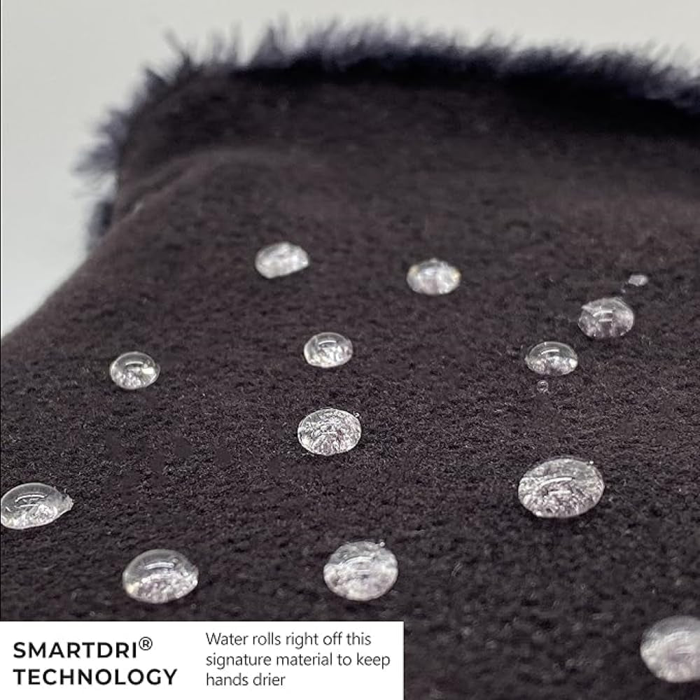 Isotoner Womens Stretch Fleece Gloves with Microluxe Lining and Smart Touch Technology