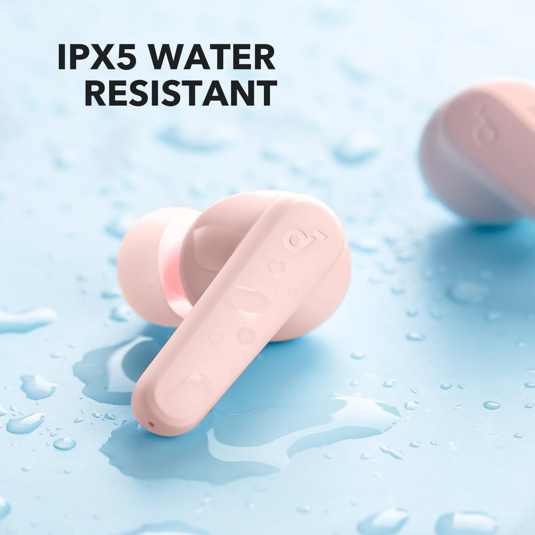 Soundcore by Anker P20I True Wireless Earbuds, 10Mm Drivers with Big Bass, Bluetooth 5.3, 30H Playtime, Water-Resistant, 2 Mics for AI Clear Calls, 22 Preset Eqs, Customization via App