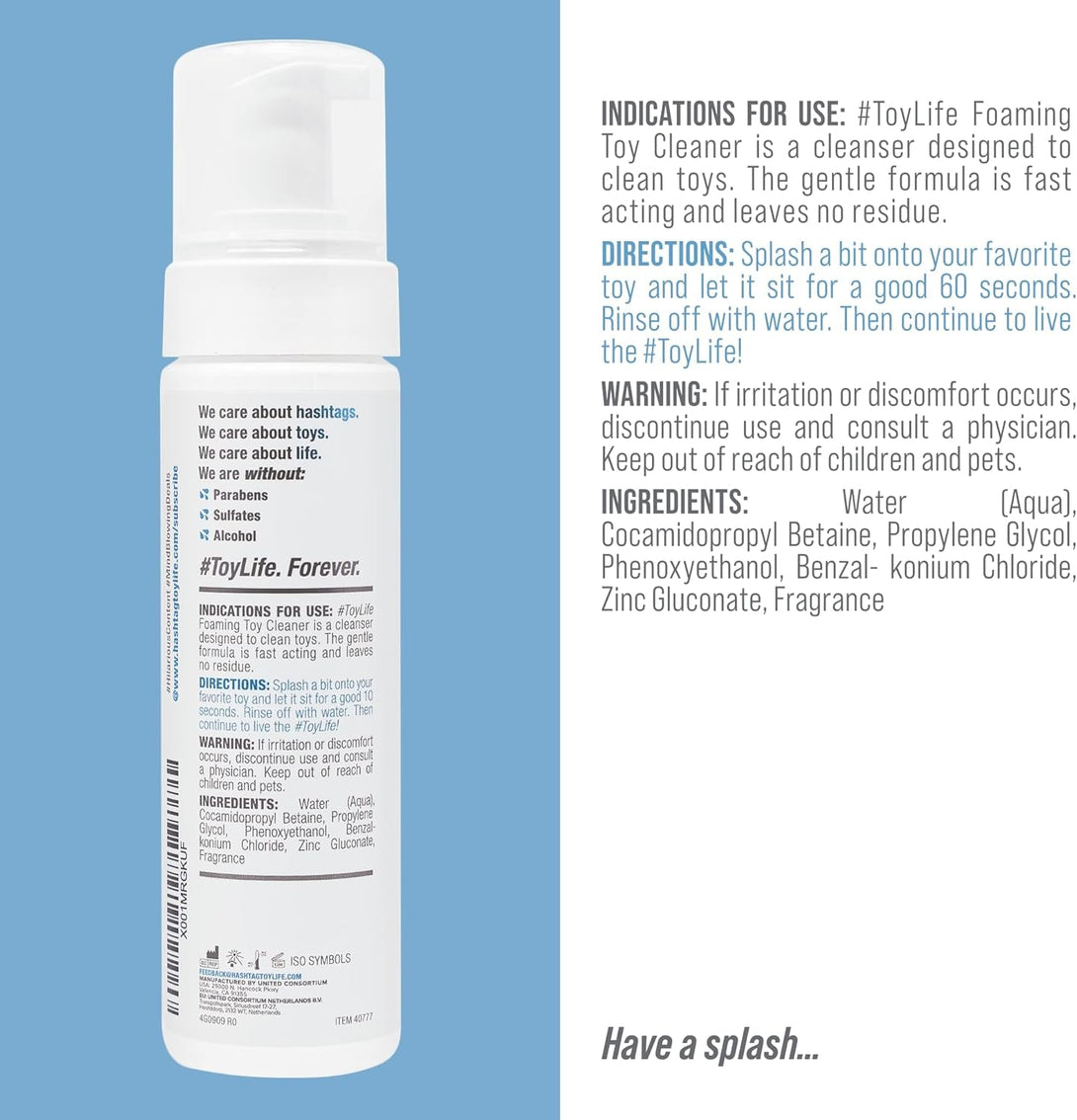 #Toylife Foaming Toy Cleaner, Easy to Use Dispenser, Measured Pump for Perfect Amount, 7 Fl Oz