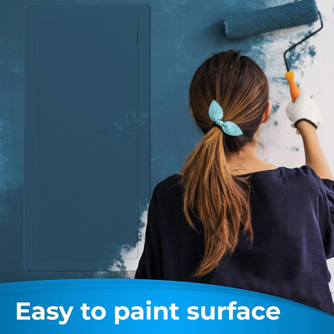 Access Panel for Drywall - 14 X 29 Inch - Wall Hole Cover - Access Door - Plumbing Access Panel for Drywall - Heavy Durable Plastic White