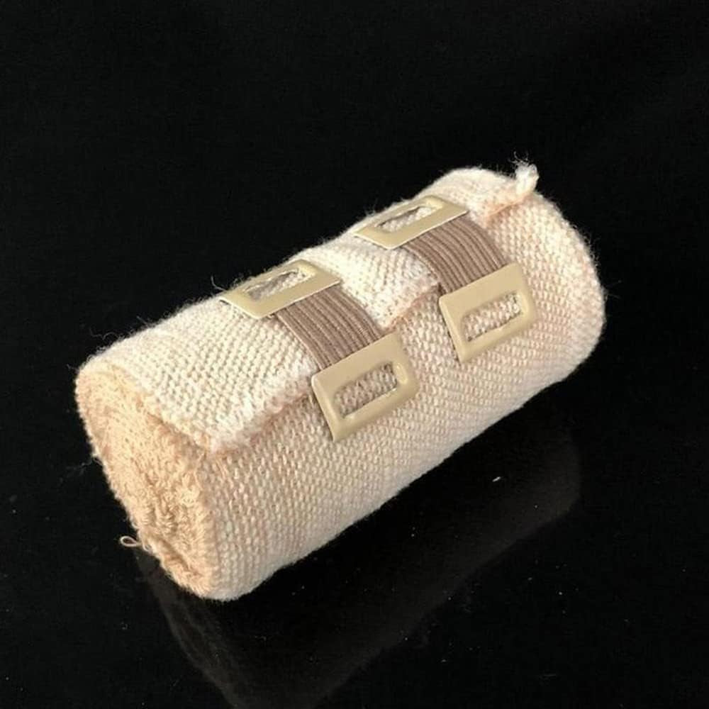 10Pcs/ Bag White Replacement Elastic Bandage Stretch Wrap Metal Clips Fastening Clips Hooks Adhesive Bandages Health and Household Bandages and Bandaging Supplies