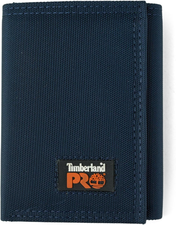 Timberland PRO Men'S Cordura Nylon RFID Trifold Wallet with ID Window