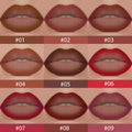 Maroon Gradient Matte Lipstick Crayon Lip Liner Pencil, Flawless Contour Gradual Ombre Effect Lip Pencil, for Women Long Lasting Waterproof Smudge