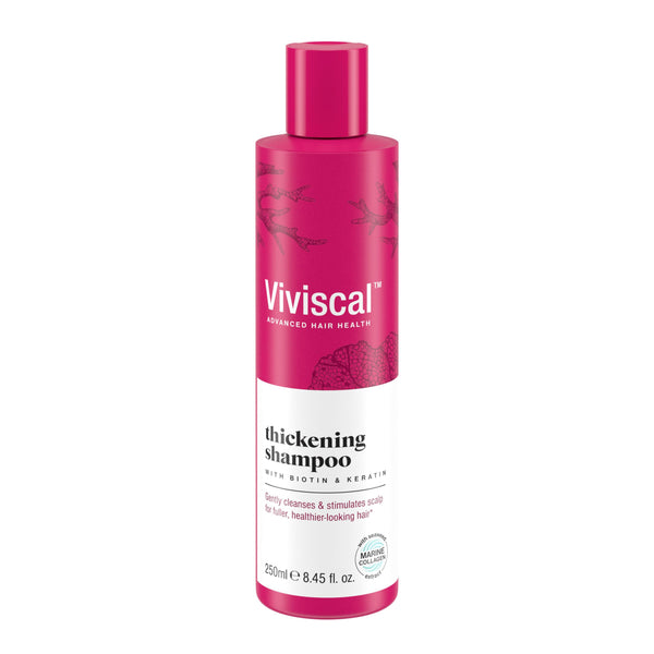 Viviscal Thickening Shampoo, Formulated with Biotin and Keratin, Fortified with Marine Collagen and Seaweed Extract, Strengthens and Reduces