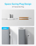 Anker Charging Station, 20W Max 8-In-1 USB-C Power Strip for Iphone 15/14 and Macbook Air/Pro, 5 Ft Thin Cord with 4 AC, 2 USB-A, and 2 USB-C