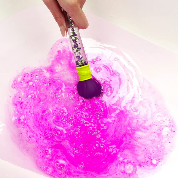 Baff Bombz Magic Brush, 4 x Bath Bombs, Magically Paint Your Bath Water, Creative Bath Toy for Children, Birthday Gifts for Boys & Girls, Pocket