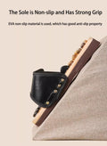 Reflexology Foot Massager Slipper Acupuncture Massage Sandals with Natural Stones Acupoint Massage Shiatsu for Foot Pain Relief Suit for Men and