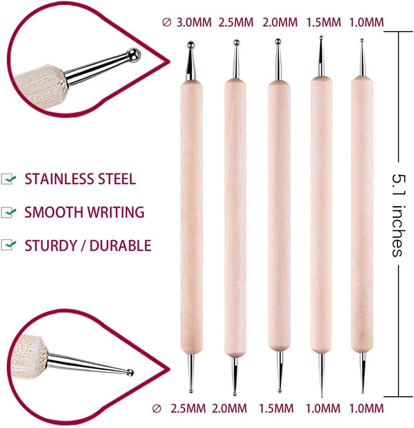 200 Sheets Carbon Paper Graphite Paper Black Carbon Transfer (8.5 X 11.5 Inch) with 5 PCS Embossing Styluses Dotting Tools for Wood Paper Canvas Craft