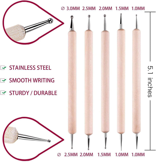 200 Sheets Carbon Paper Graphite Paper Black Carbon Transfer (8.5 X 11.5 Inch) with 5 PCS Embossing Styluses Dotting Too