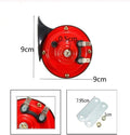 NUENUN 2 Pcs 300 DB Super Loud Train Horn for Truck Train Boat Car Air Electric Snail Single Horn, 12V Waterproof Double Horn Raging Sound Raging