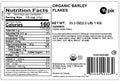 Yupik Organic Barley Flakes, 2.2 Lb (35.2 Oz), Non-Gmo, Vegan, Kosher, Steamed, Rolled & Lightly Roasted Whole Barley Grains, Source of Fiber &