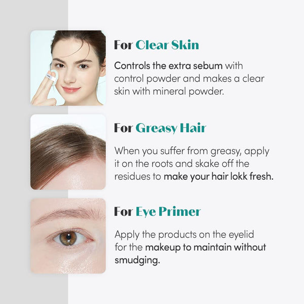 ETUDE Zero Sebum Drying Powder 4G (23AD) | Lightweight Oil Control No Sebum Loose Face Powder with 80% Mineral | Long Lasting for Setting or