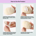 Natural Loofah Exfoliating Body Scrubber,Bath Shower Loofah Sponge for Women and Men,Made with Biodegradable Shower Luffa Sponge,For Face and Body