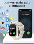 RUIMEN Smart Watches for Women Men (Answer/Make Calls), 1.8" Smartwatch for Ios/Android Phones, Fitness Tracker Heart Rate/Sleep Monitor Digital