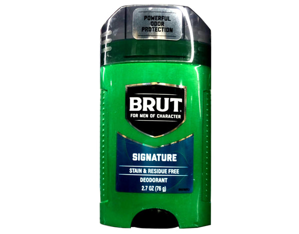 Brut Deodorant Original Fragrance 2.7 Oz / 76 G (Pack of 6)