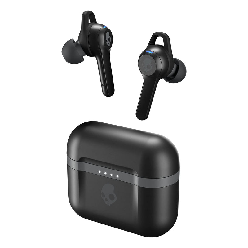 Skullcandy Indy Evo In-Ear Wireless Earbuds, 30 Hr Battery, Microphone, Works with Iphone Android and Bluetooth Devices - Black