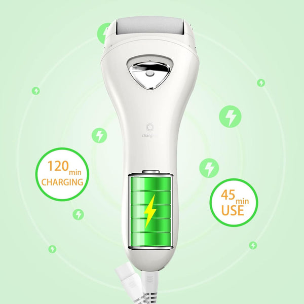 Electric Foot Callus Remover, Rechargeable Portable Electronic Foot File Pedicure Tools, Electric Callus Remover Kit, Professional Pedi Feet Care