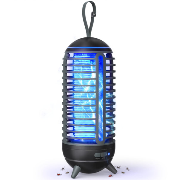 Bug Zapper Outdoor Rechargeable 2 in 1 Wireless Mosquito Killer Lamp 2500Mah Bug Zapper Electric Trap Ideal Fly Zapper Indoor for Patio, Home,