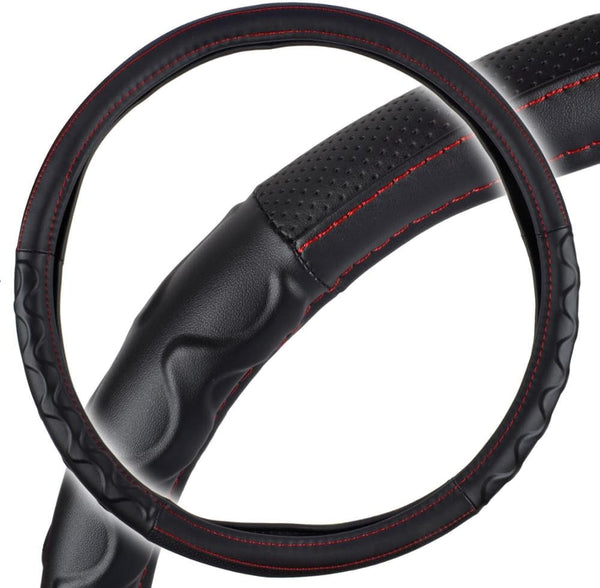 Motor Trend 18" Inch Steering Wheel Cover for Big Rigs Trucks Semis Truckers Rvs 18-Wheelers Freight Carrier Tow Trucks Tankers Transporters,